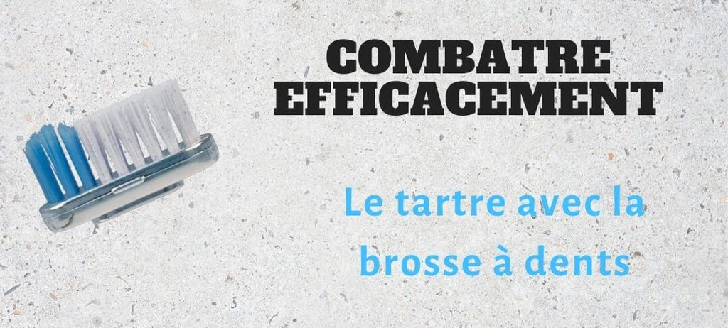 Le tartre et la brosse à dents.