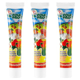 3 x Children's Toothpaste "Four Fruit" - 3 years and over